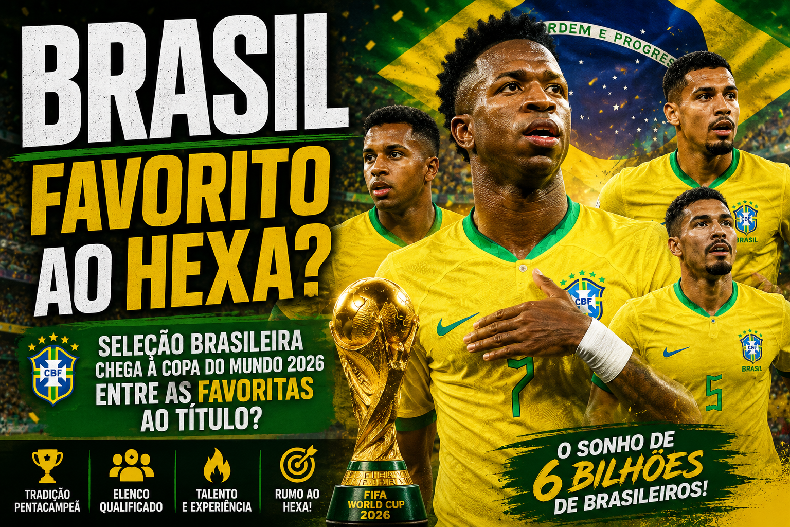 Brasil é favorito na copa?