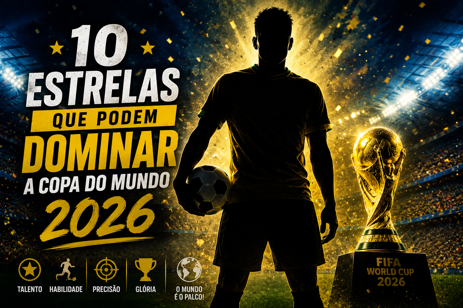Silhueta de jogador surpresa que poderá dominar a copa 2026